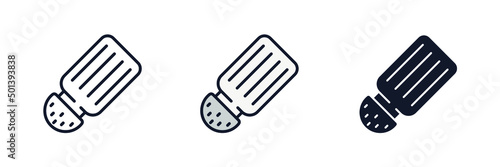 Salt shaker icon symbol template for graphic and web design collection logo vector illustration