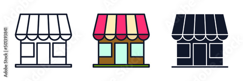 cafe icon symbol template for graphic and web design collection logo vector illustration