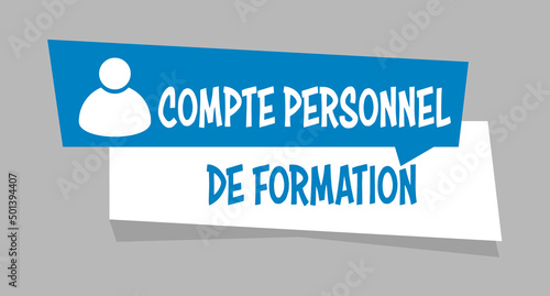 Logo compte personnel de formation.