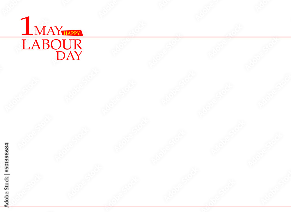 Fototapeta premium happy worker day vector