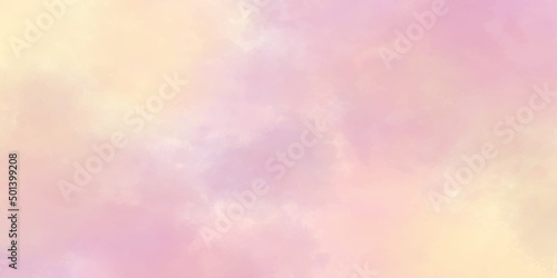 Abstract colorful bright soft smeared aquarelle painted magenta or pink or purple watercolor background, Colorful color splashing in the paper for any design, business card and decoration.