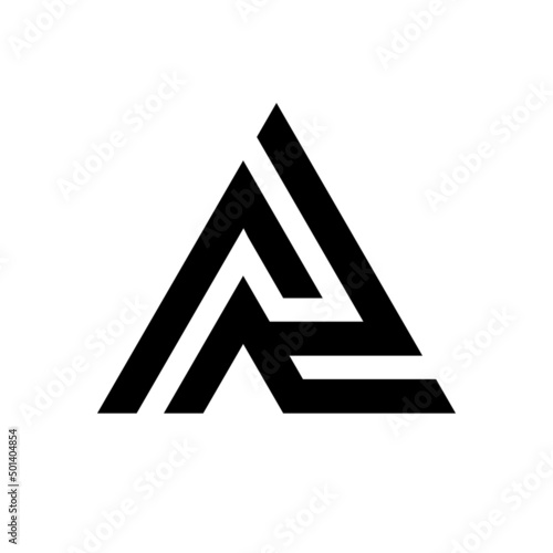 Creative letter AR logo design