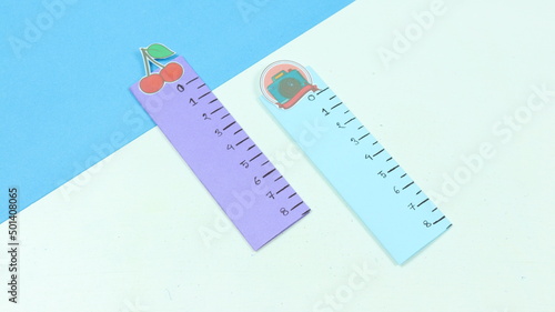 Paper Ruler - School Supplies Craft - Paper Scale - Origami Crafts