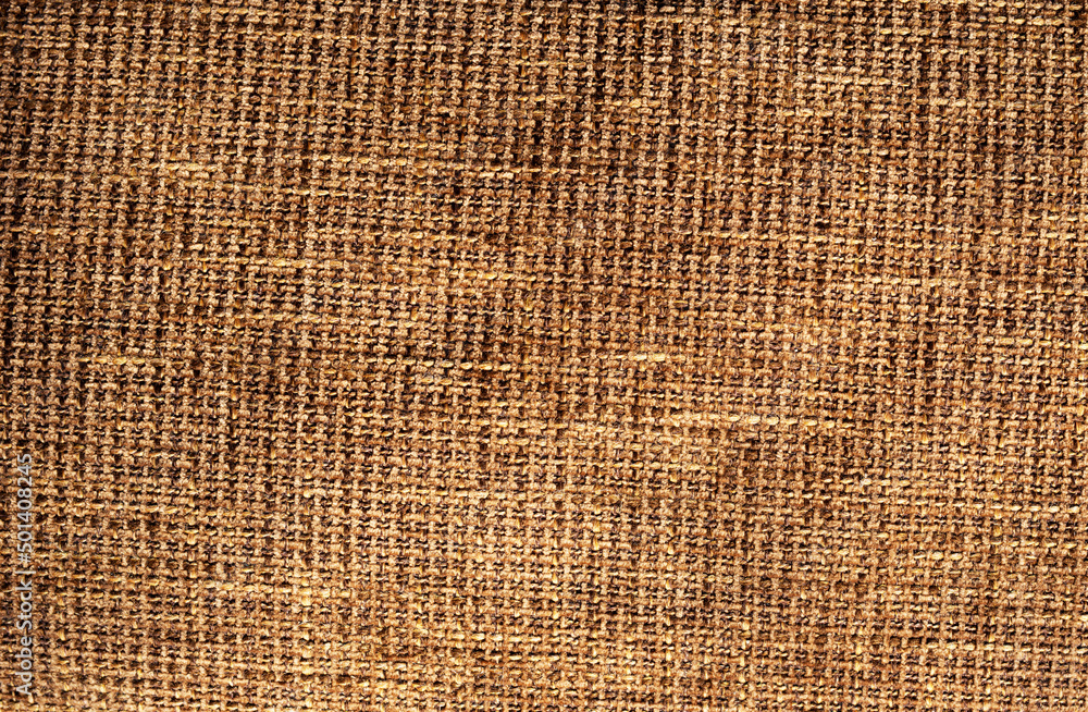 Texture - brown cotton fabric from brown threads Texture - brown cotton fabric from brown threads