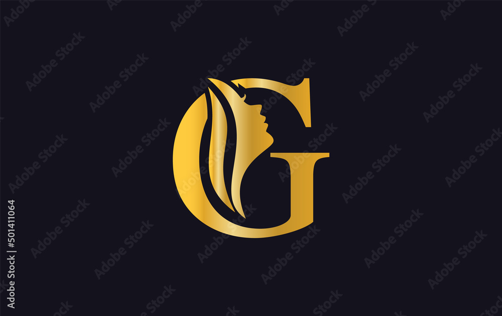 Beauty spa and hair logo, art and symbol design with the letter and alphabet Beauty spa and hair logo, art and symbol design with the letter and alphabet