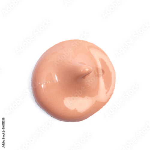 Beige Nude Liquid Foundation make up swatch texture - Image