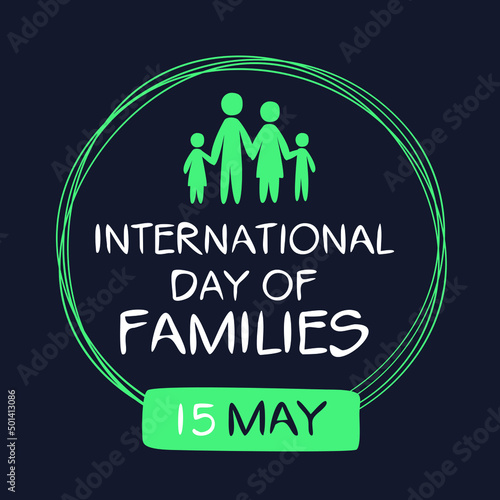 International Day of Families  held on 15 May.