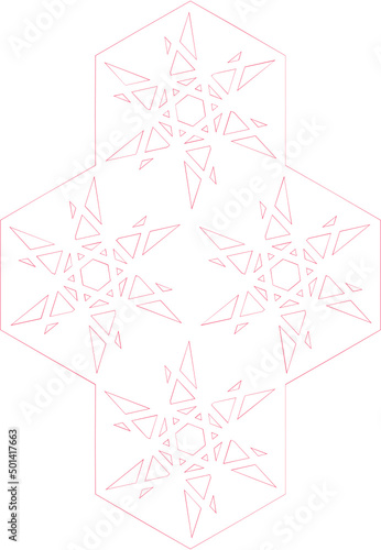 Módulo Hexagonal para Padrão Geométrico Contínuo 