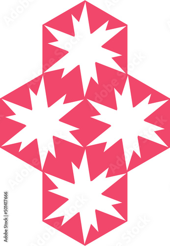 Módulo Hexagonal para Padrão Geométrico Contínuo 