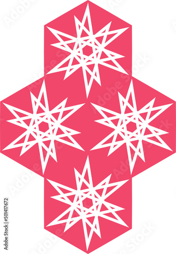 Módulo Hexagonal para Padrão Geométrico Contínuo 