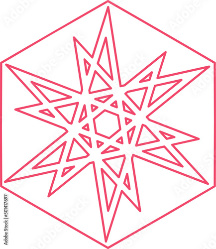 Módulo Hexagonal para Padrão Geométrico Contínuo 