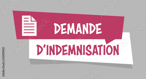 Logo demande d'indemnisation.