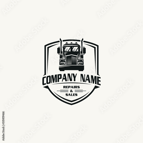 a unique truck company logo