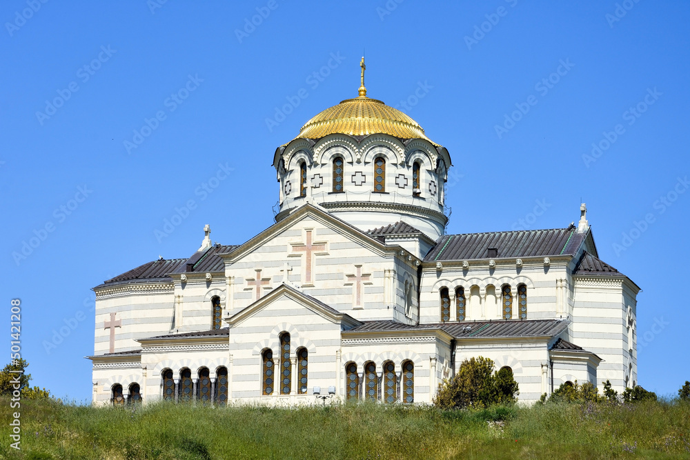 Vladimir Cathedral in Chersonesos - the Orthodox Church of the Moscow Patriarchate on the territory of Tauric Chersonesos