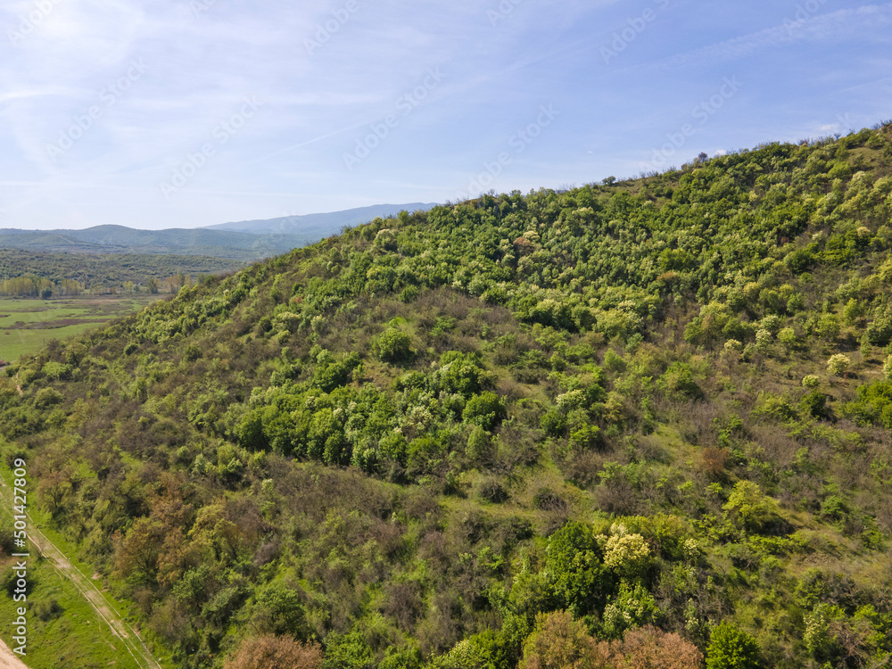 Obraz premium Aerial view of Kozhuh Mountain, Bulgaria