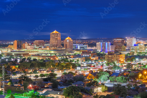 Albuquerque, New Mexico, USA Downtown Cityscape photo