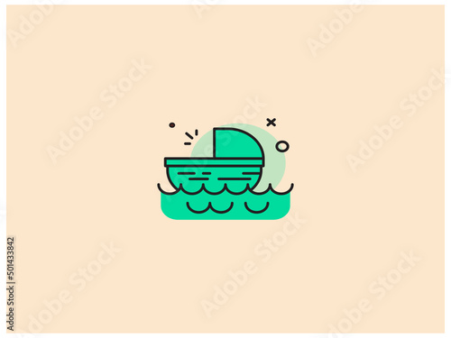 Baby moses Cultural Icons Flat Vectors Vectors. flatcion premium vector. modern and professional. creative symbol. regular used icon. ecommerce design for business.svg