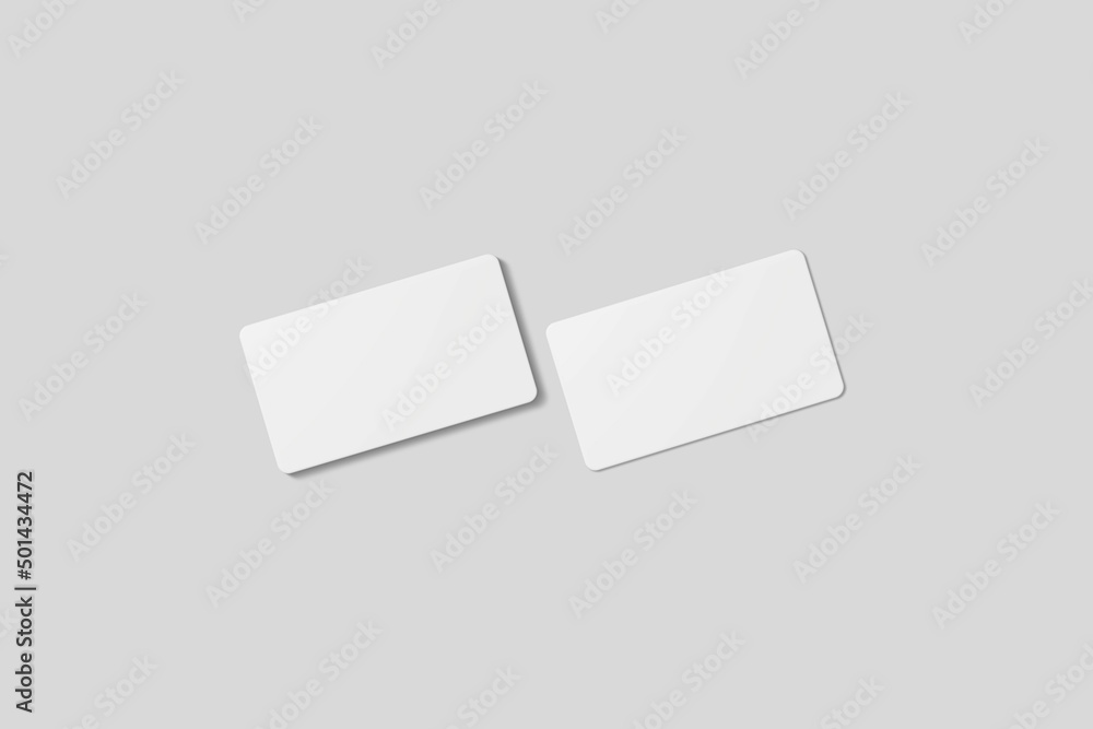 Blank business card for mockup. 3D Render. Blank business card for mockup. 3D Render.