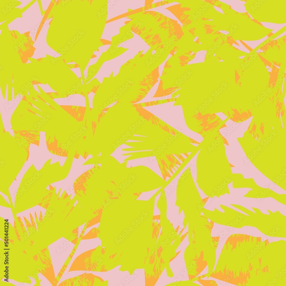 Floral Brush strokes Seamless Pattern Design Floral Brush strokes Seamless Pattern Design