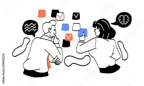 Success, business profit, plan