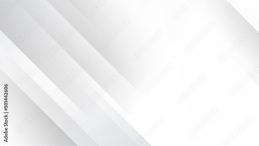 White abstract modern background design. Vector abstract graphic presentation design banner pattern background web template.