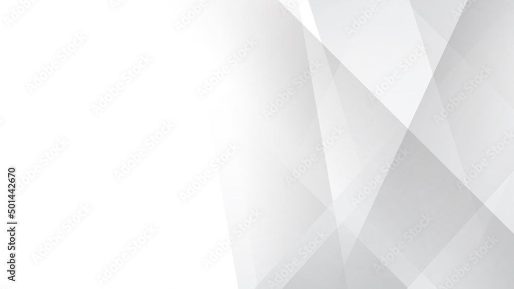 Obraz premium Minimal geometric white light background abstract design. Vector illustration abstract graphic design banner pattern presentation background web template.