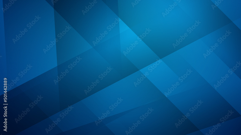 Fototapeta premium Abstract blue light silver technology background vector. Modern diagonal presentation background.