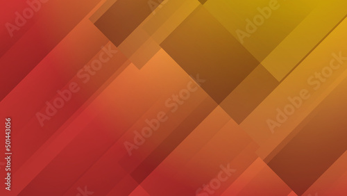 Minimal geometric red orange light technology background abstract design. Vector illustration abstract graphic design banner pattern presentation background web template.