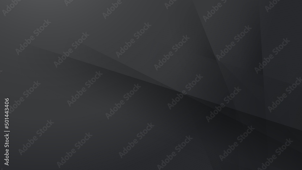 Abstract black grey vector technology background, for design brochure, website, flyer. Geometric black grey wallpaper for certificate, presentation, landing page