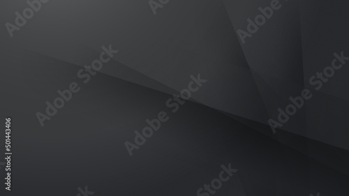 Abstract black grey vector technology background, for design brochure, website, flyer. Geometric black grey wallpaper for certificate, presentation, landing page