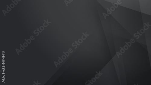 Abstract black grey background. Vector abstract graphic design banner pattern presentation background web template.