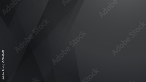 Modern black grey corporate abstract technology background. Vector abstract graphic design banner pattern presentation background web template.