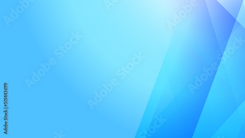 Abstract light blue geometric light triangle line shape with futuristic concept presentation background