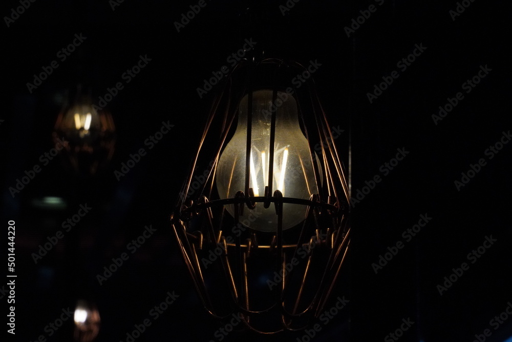 lamp in the night