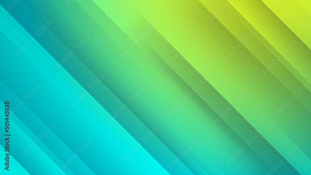 Obraz premium green yellow abstract modern technology background design. Vector abstract graphic presentation design banner pattern background web template.