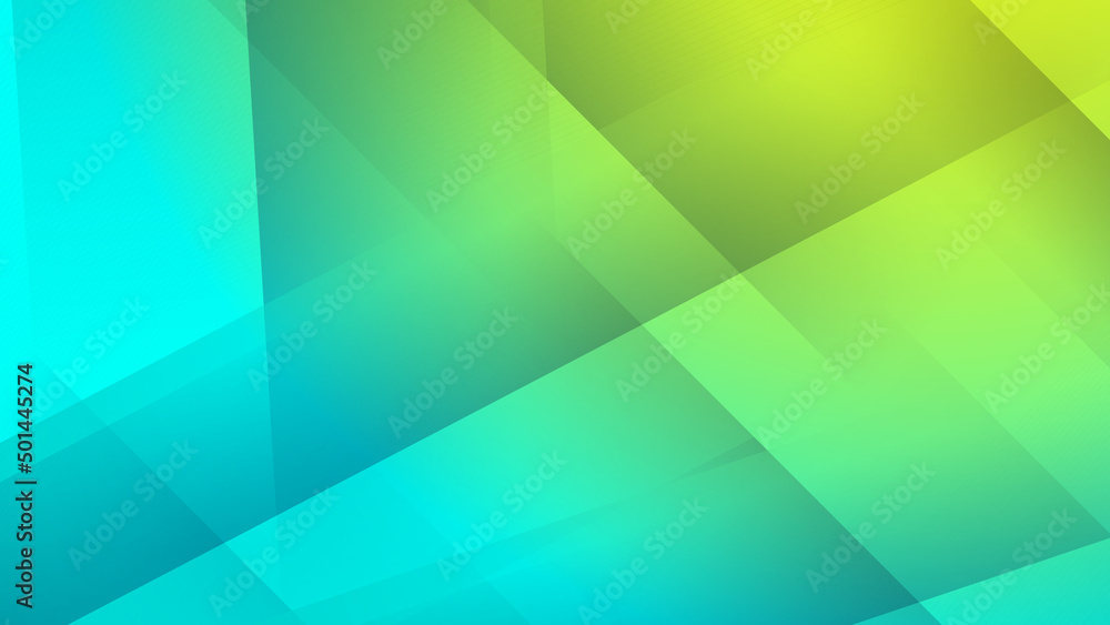 Obraz premium Abstract green yellow light silver technology background vector. Modern diagonal presentation background.