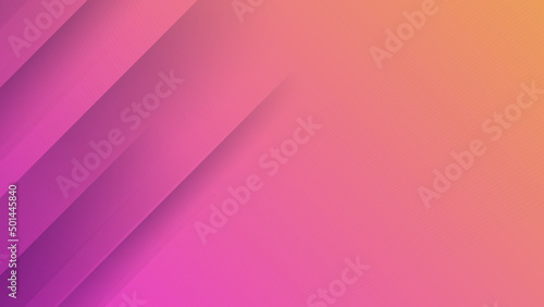 Vector pink yellow orange abstract, science, futuristic, energy technology concept. Digital image of light rays, stripes lines with light, speed and motion blur over dark tech background