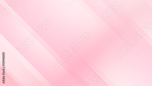 Abstract pink white geometric light triangle line shape with futuristic concept presentation background