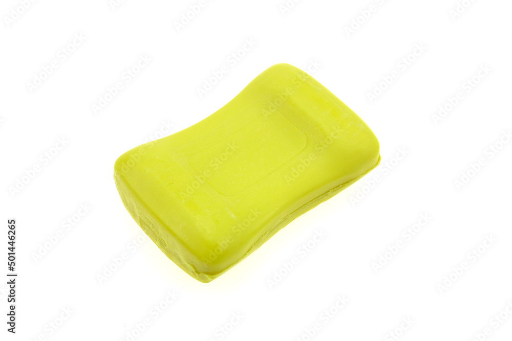 bar of dry soap isolated on white background bar of dry soap isolated on white background
