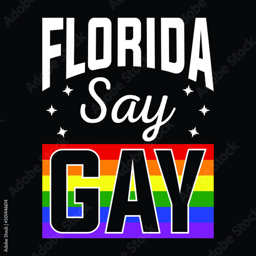 Florida Say Gay I Will Say Gay Proud Trans LGBTQ Gay Rights T-Shirt