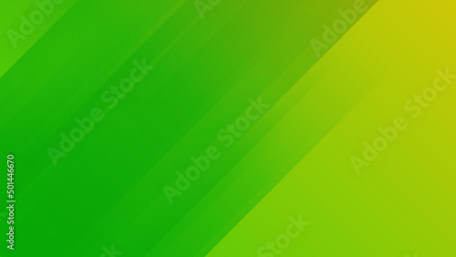 Abstract light green geometric light triangle line shape with futuristic concept presentation background