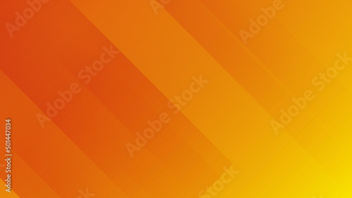 Abstract orange geometric light triangle line shape with futuristic concept presentation background