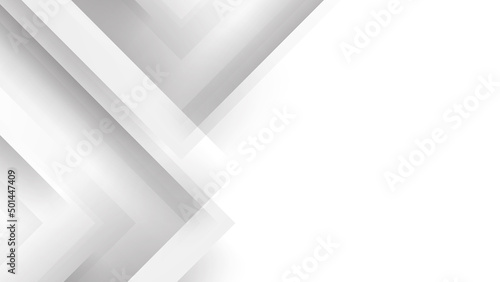 Fototapeta Naklejka Na Ścianę i Meble -  Abstract white grey vector technology background, for design brochure, website, flyer. Geometric white grey wallpaper for poster, certificate, presentation, landing page