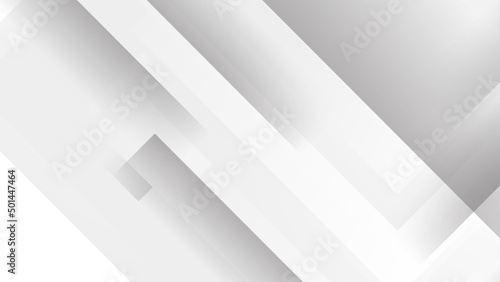 Vector white grey abstract, science, futuristic, energy technology concept. Digital image of light rays, stripes lines with light, speed and motion blur over dark tech background