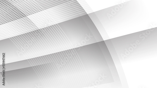 Abstract white grey background. Vector abstract graphic design banner pattern presentation background web template.