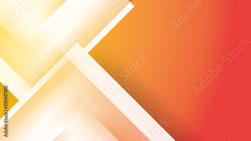 Modern white orange corporate abstract technology background. Vector abstract graphic design banner pattern presentation background web template.