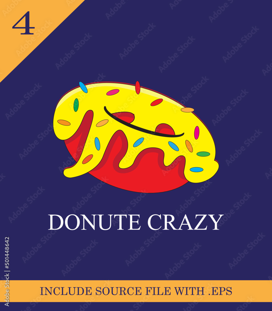 donuts logo design vector - template ilustration donuts logo design vector - template ilustration