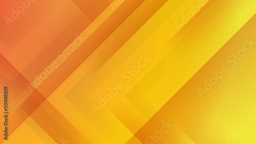 Abstract orange yellow gradient geometric light triangle line shape with futuristic concept presentation background