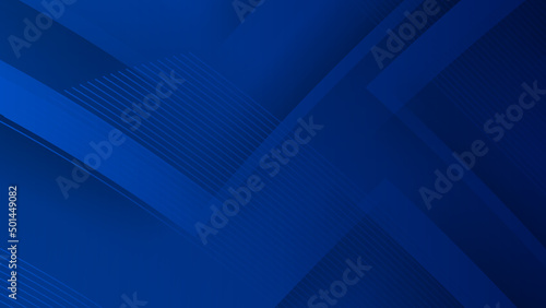 Minimal dark blue 3d abstract modern background design. Design for poster, template on web, backdrop, banner, brochure, website, flyer, landing page, presentation, certificate, and webinar