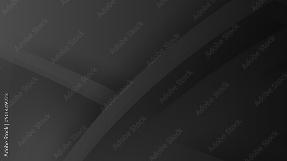 Abstract black grey 3d background. Vector abstract graphic design banner pattern presentation background web template.